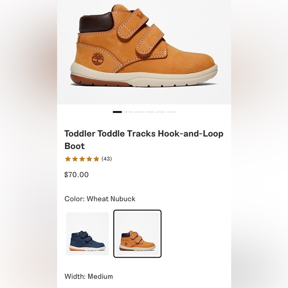 Timberland Toddler Toddle Tracks Hook-and-Loop Boot Size 11.5 LIKE NEW! - Picture 7 of 7